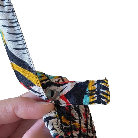 B•O•G Collective Tropical Print Two Piece Wrap Skirt Set | Size Small - Picture 9 of 16